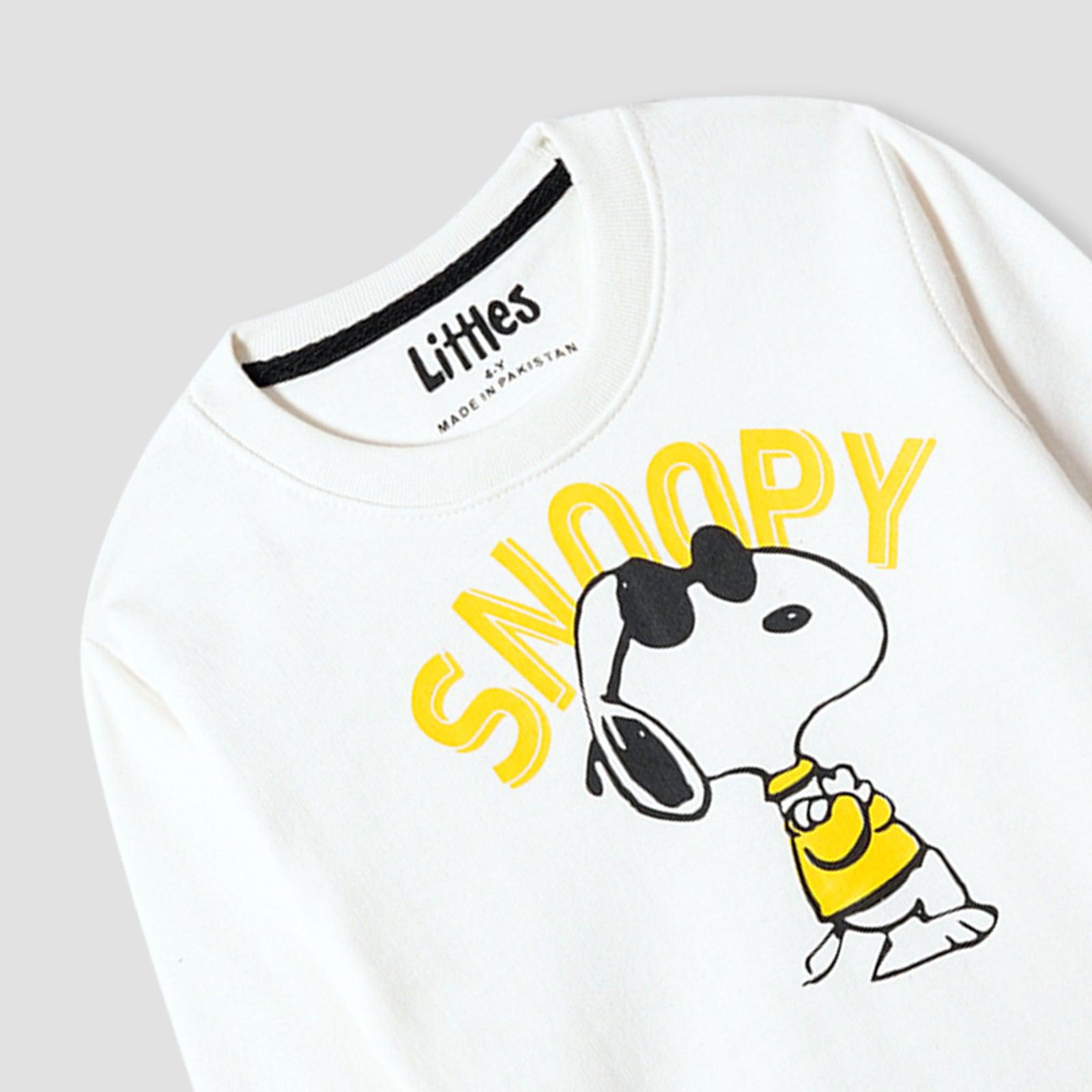 Mr. Snoopy Printed Fleece Suit