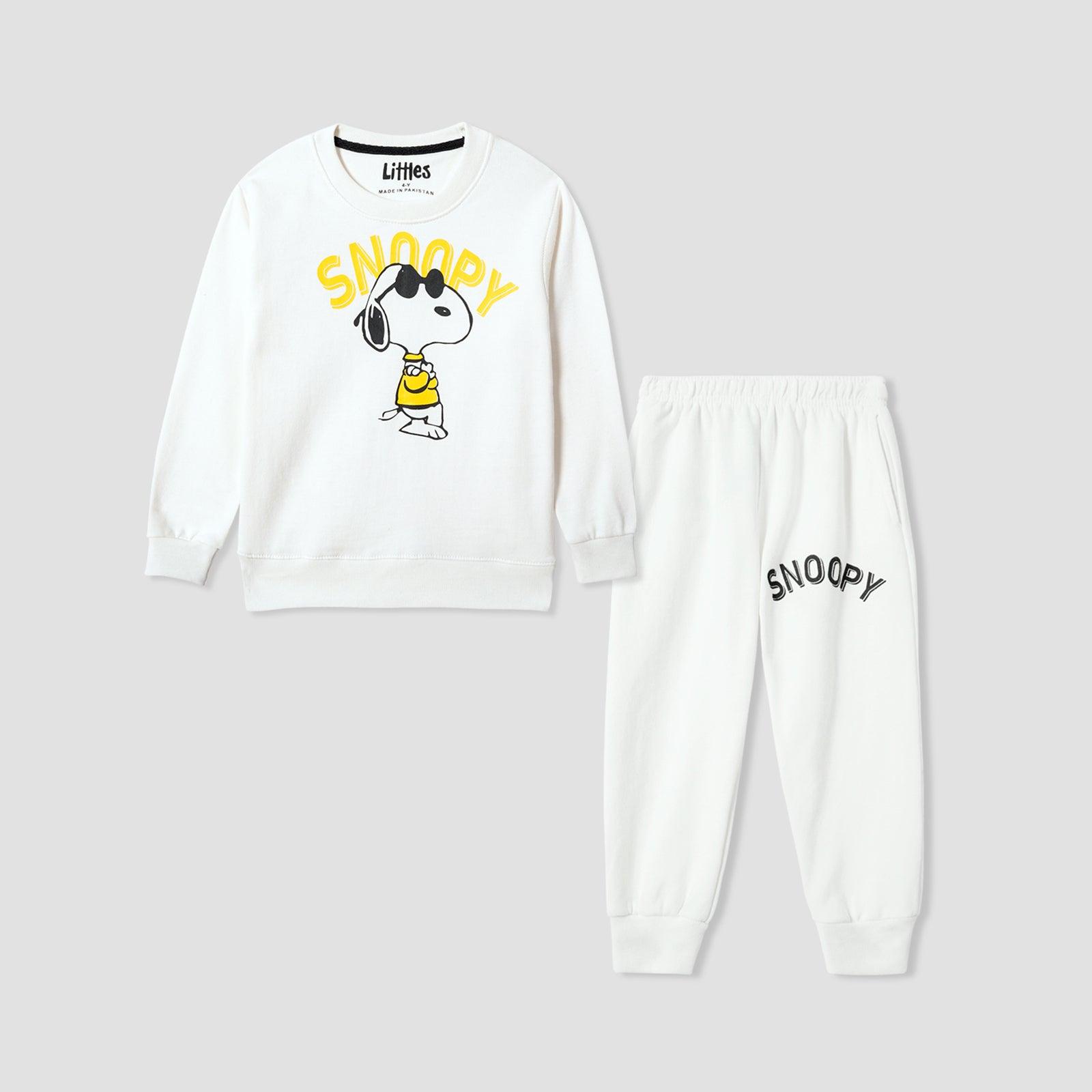 Mr. Snoopy Printed Fleece Suit