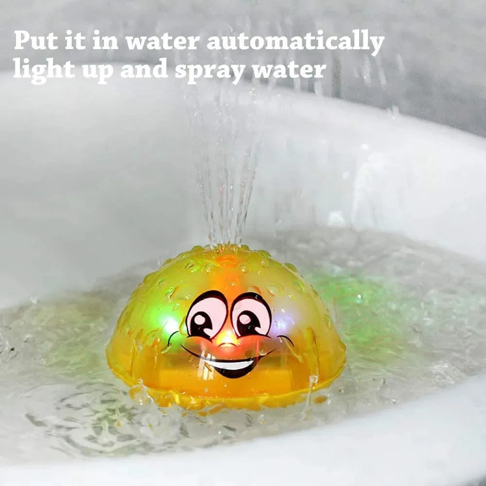 2 in 1 Multifunctional UFO Bath Toy With Light And Sound