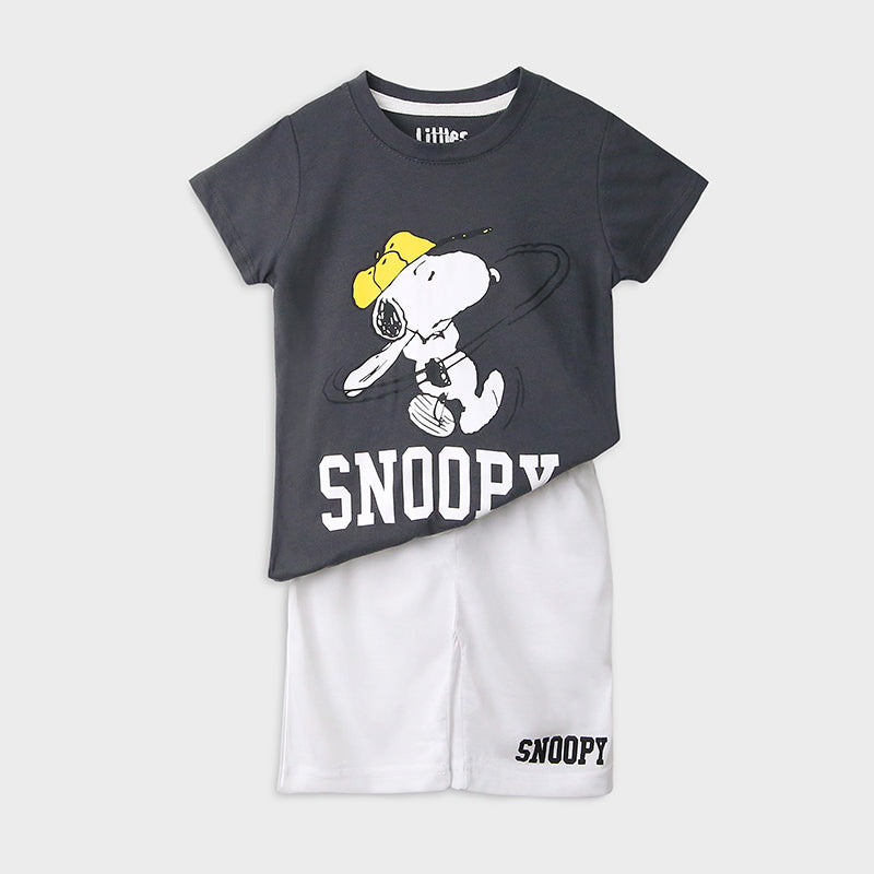 Snoopy T-shirt & Shorts Set
