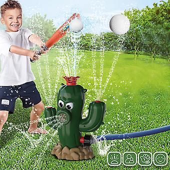 Summer Outdoor Water Sprinkler Baseball Cactus