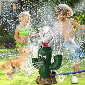 Summer Outdoor Water Sprinkler Baseball Cactus