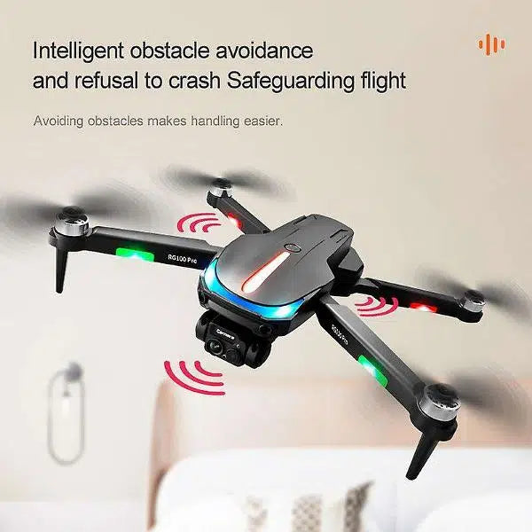 RG100 Pro HD Wifi Camera Drone with Obstacle Avoidance & Brushless Motors