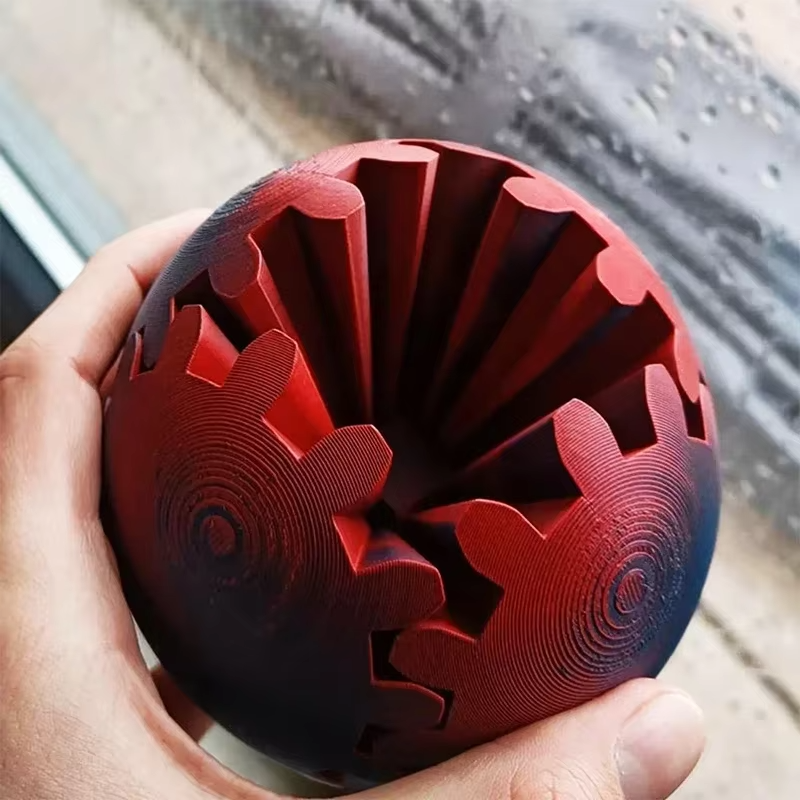 3D Gear Shape Changer Fidget Ball