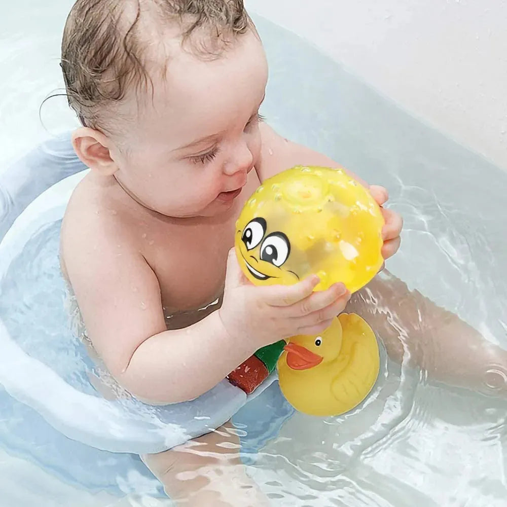 2 in 1 Multifunctional UFO Bath Toy With Light And Sound