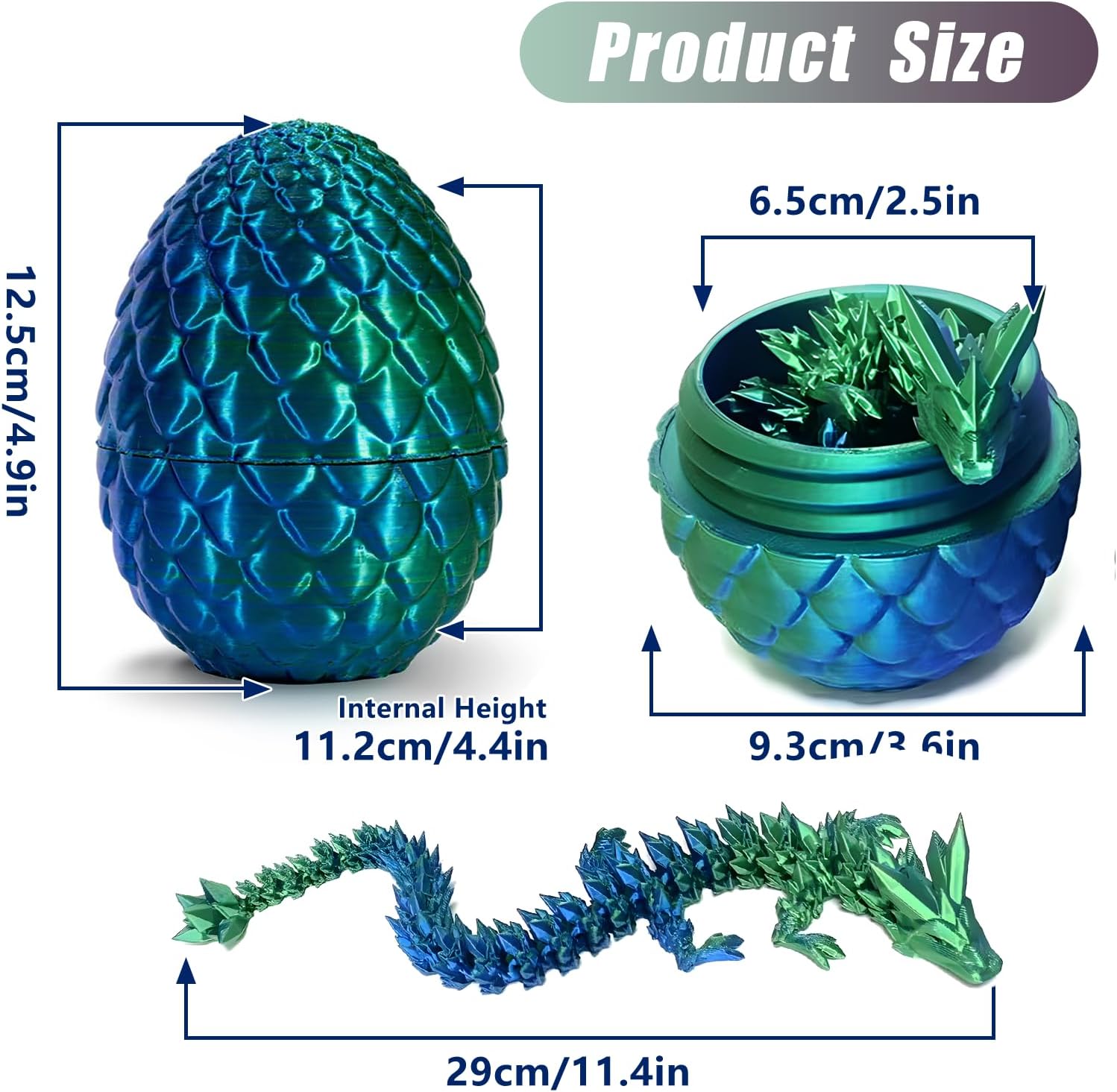 3D Creativity surprise Dragon Egg