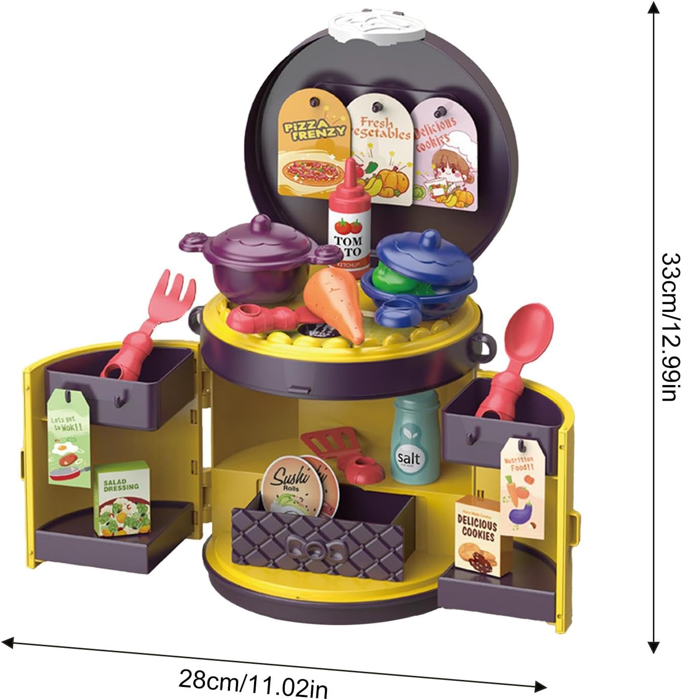 Kitchen Play House Handbag Playset 30 Pieces Set