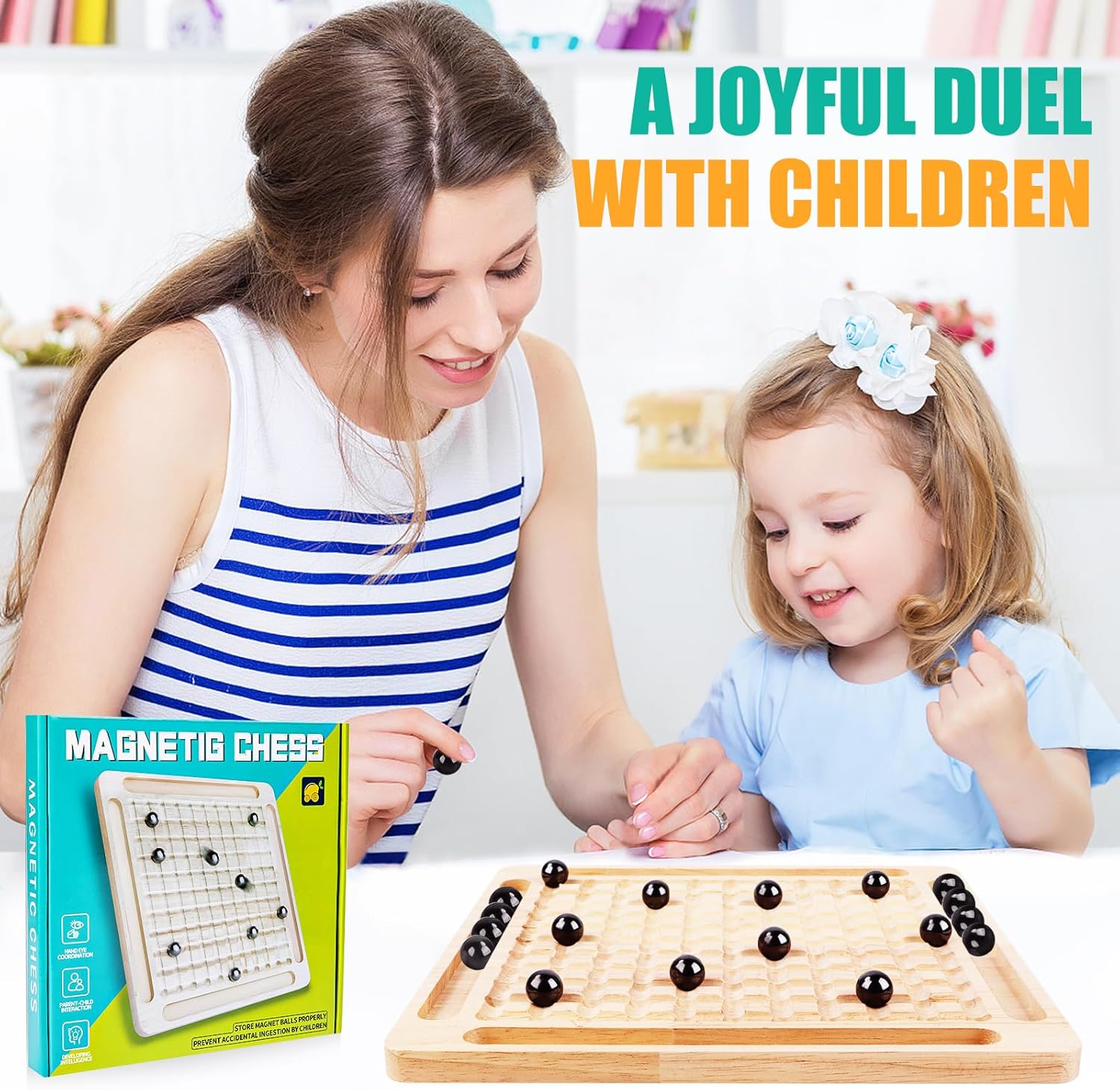 Magnetic Wooden Chess Game