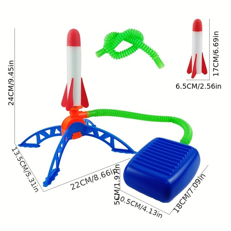 Air Rocket Foot Pump Launcher