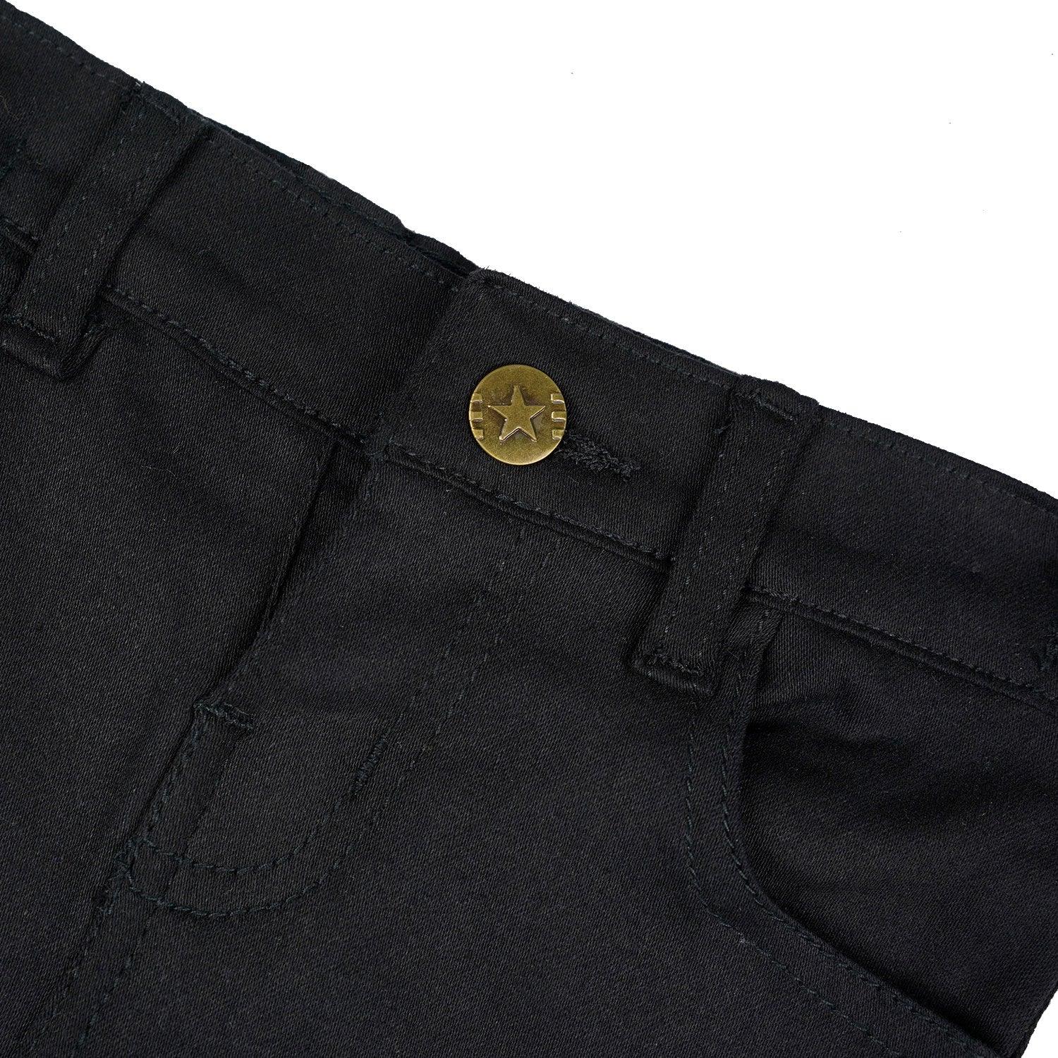 Plain Black Slim Fit Jeans For Boys