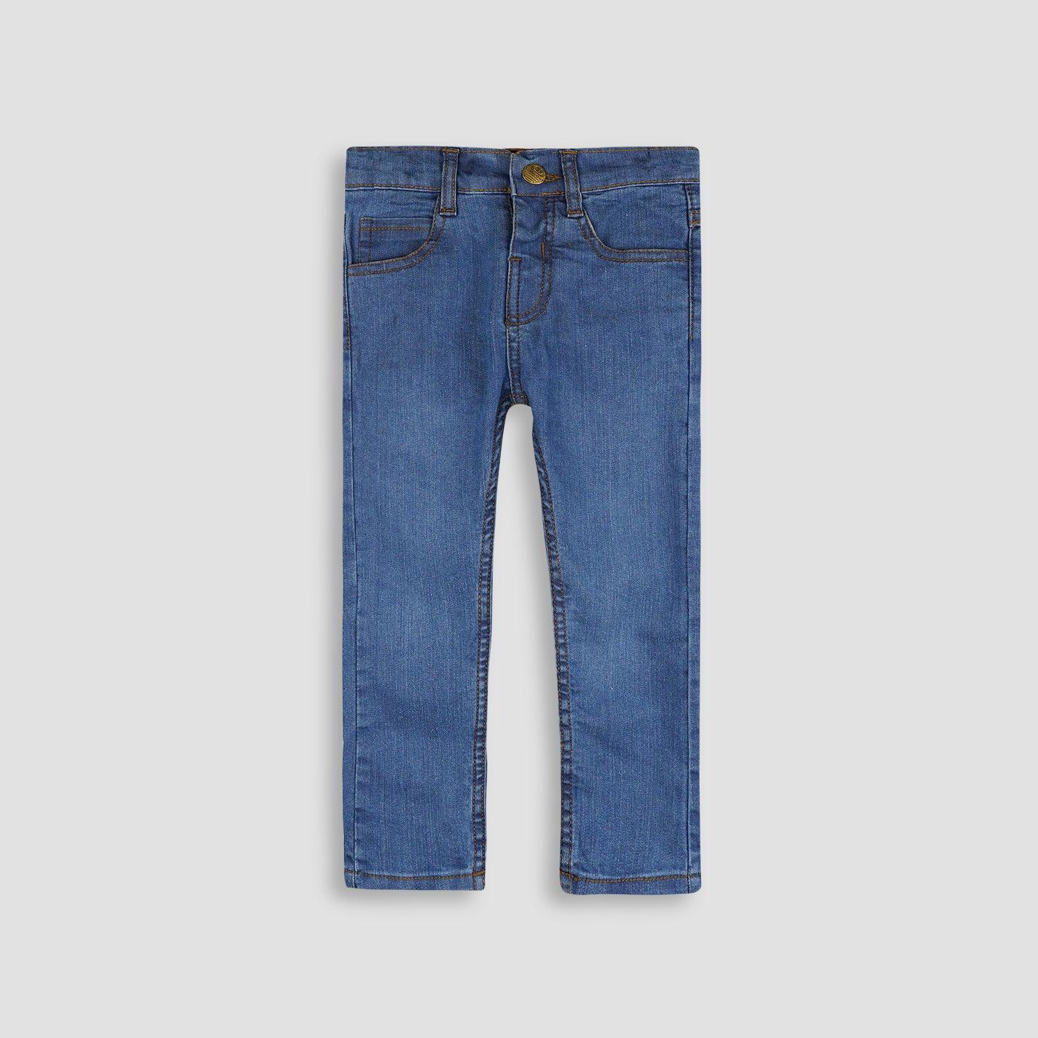 Light Blue Slim Fit Jeans For Boys