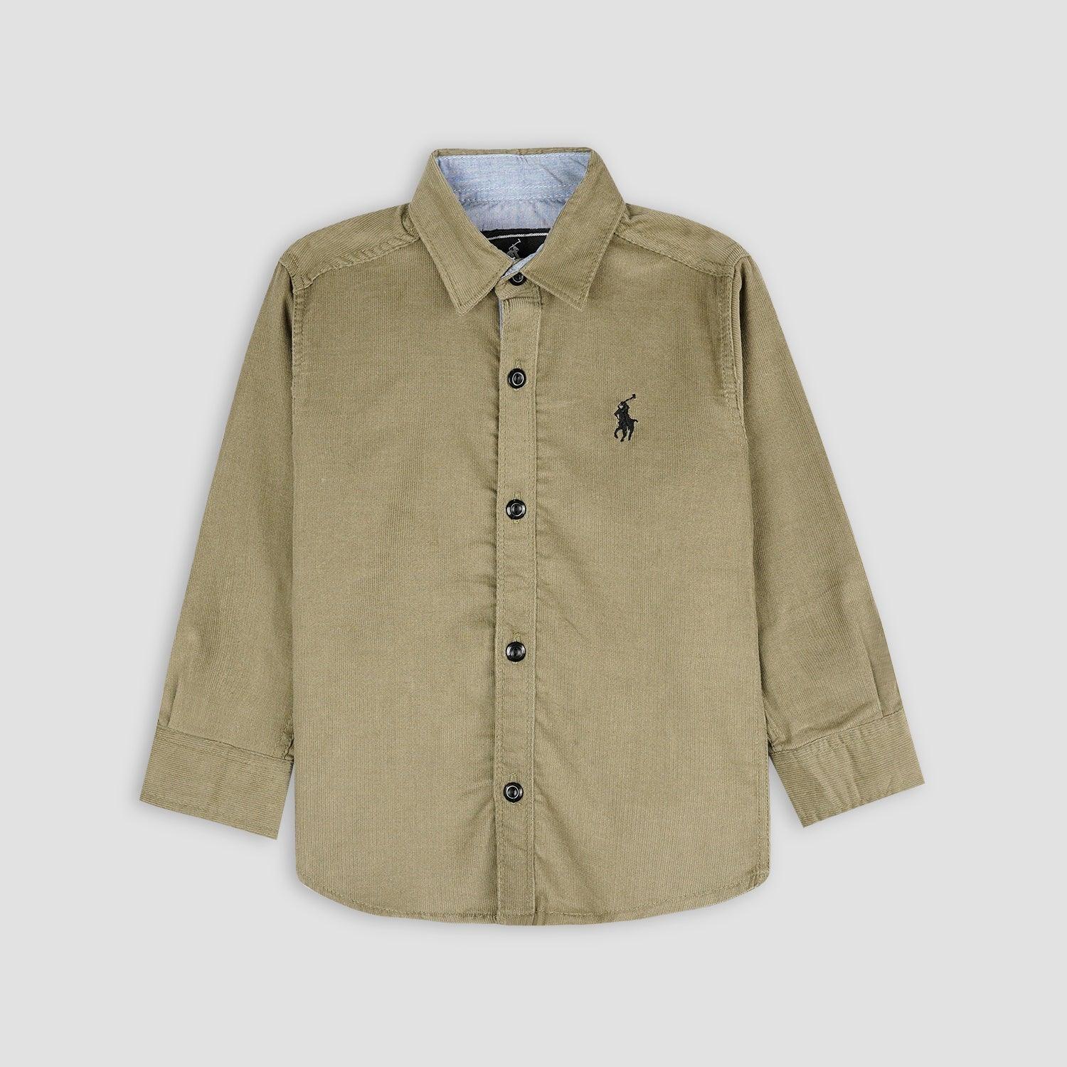 Boy's Plain Skin Shirt For Winter