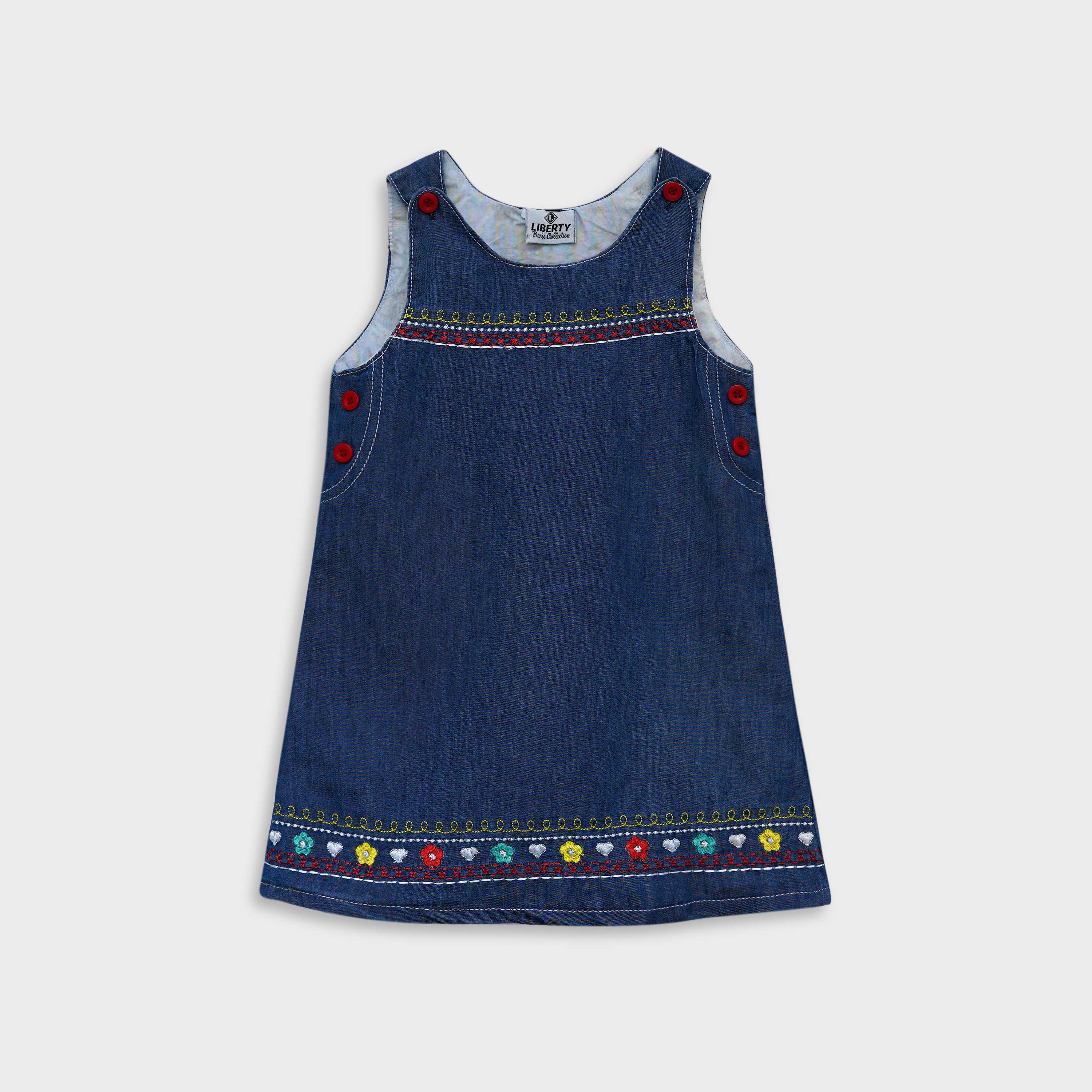 Embroided Denim Frock