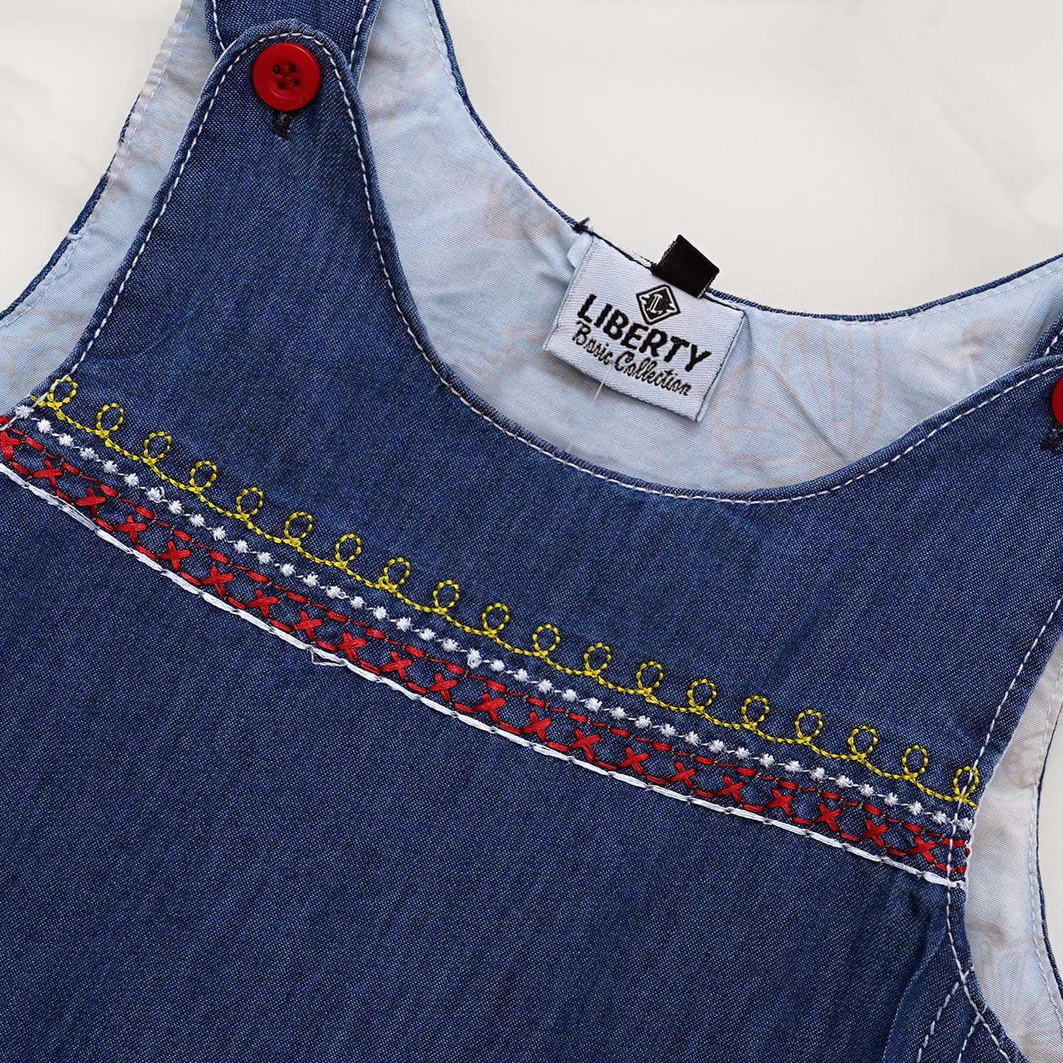 Embroided Denim Frock