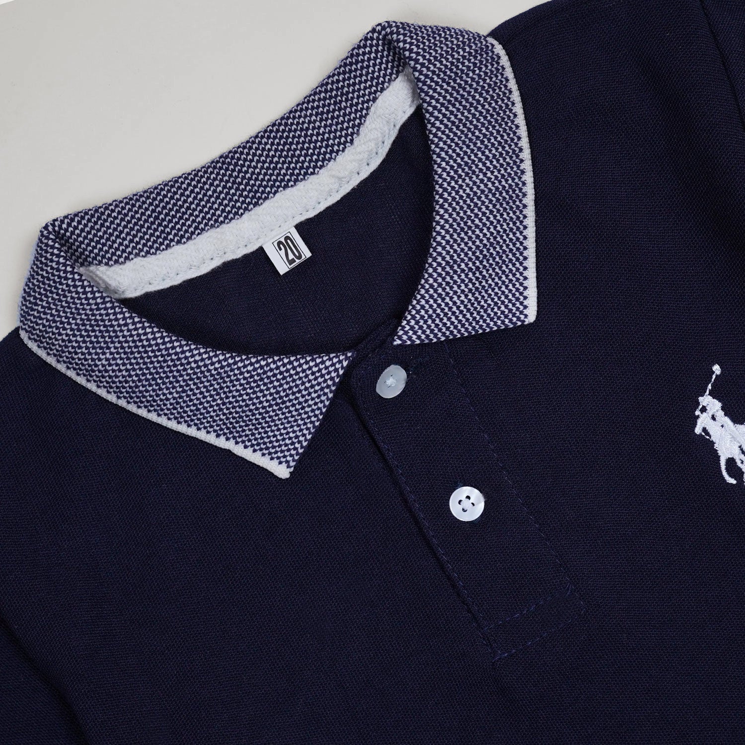 Plain Navy Polo Shirt