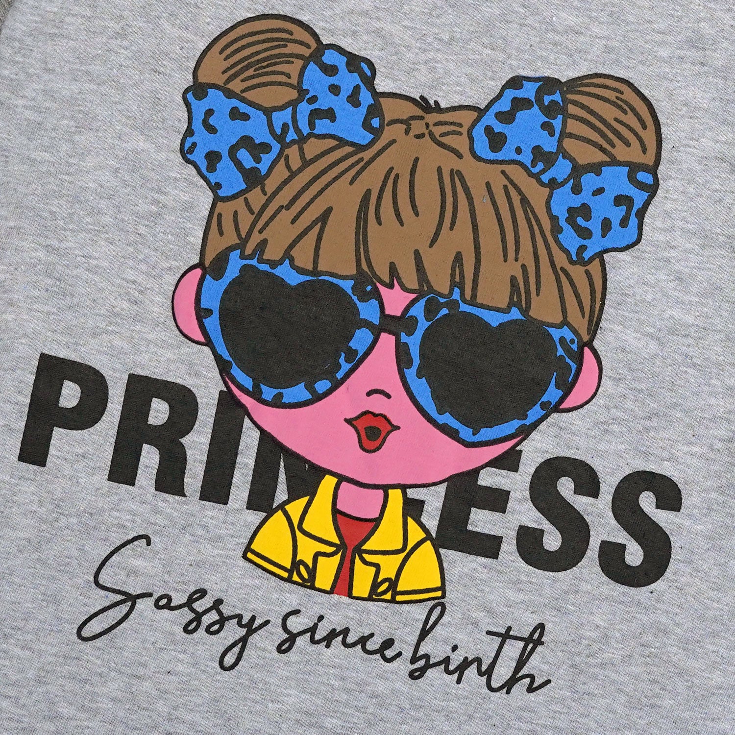 Princess Printed Tee For Girls