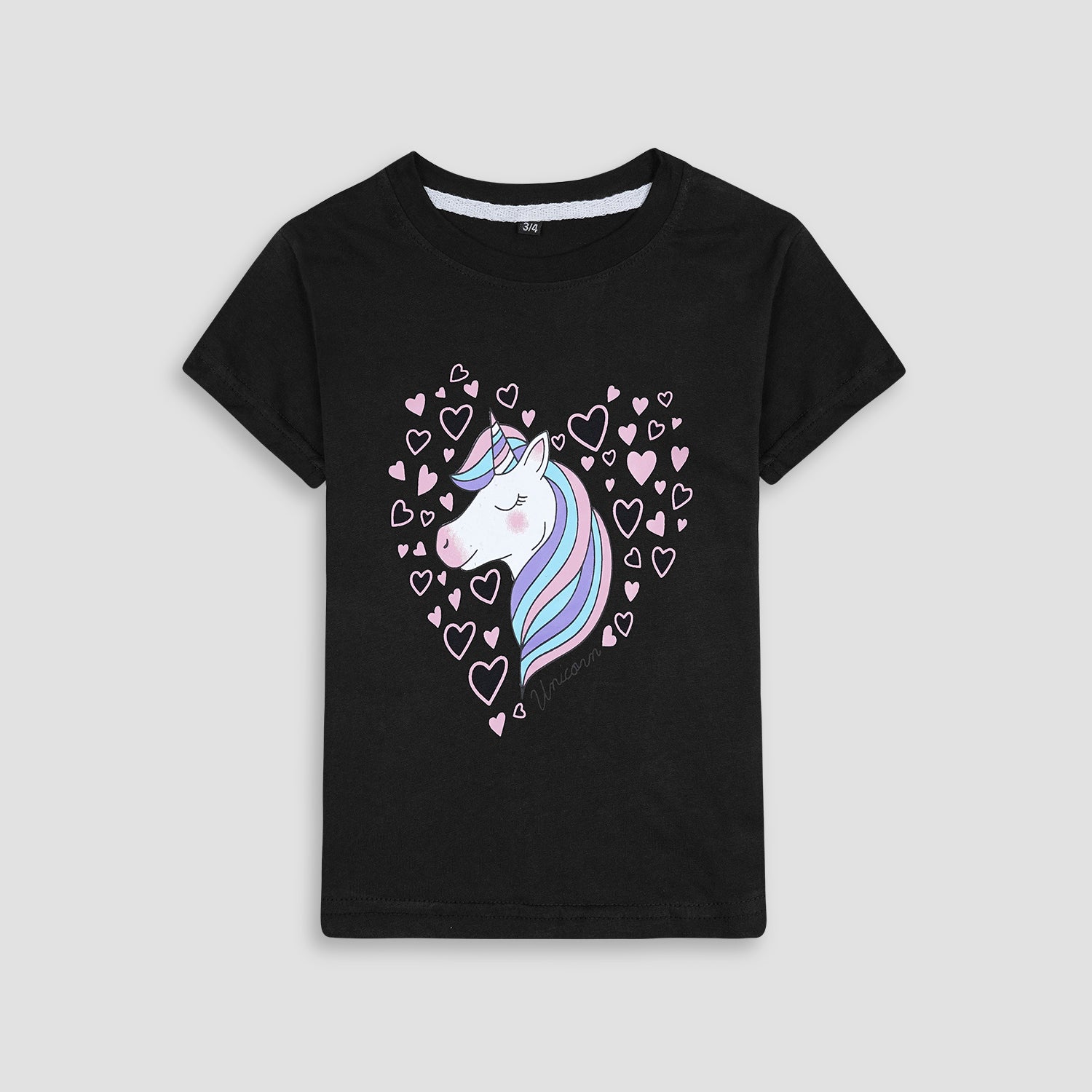 Unicone Printed Tee For Girls