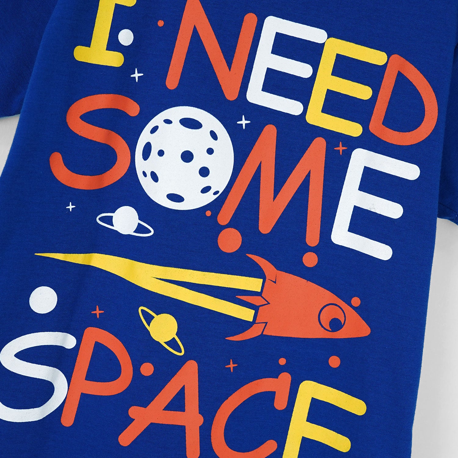 Need Some Space Printed T-shirt & Shorts Set