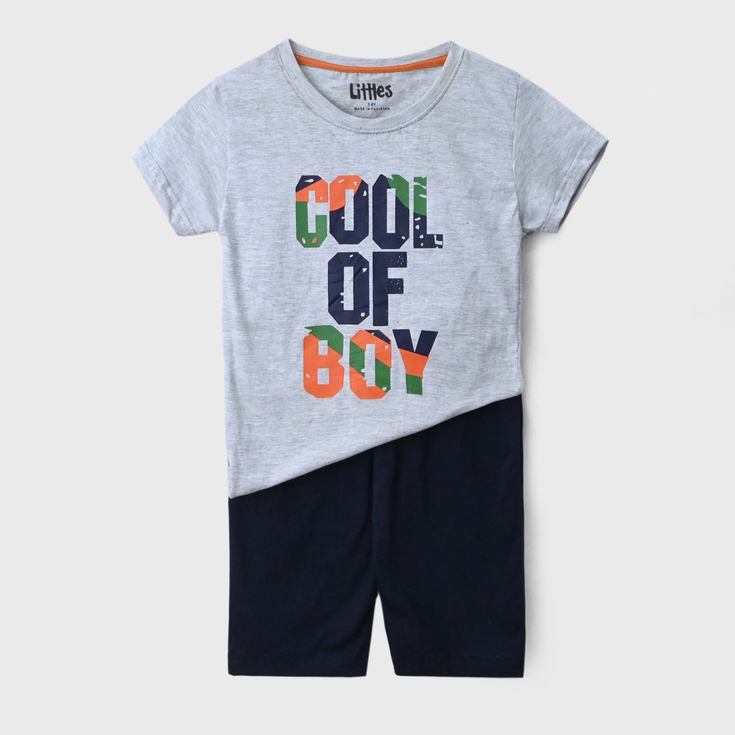 Cool Boy Printed T-shirt & Shorts Set