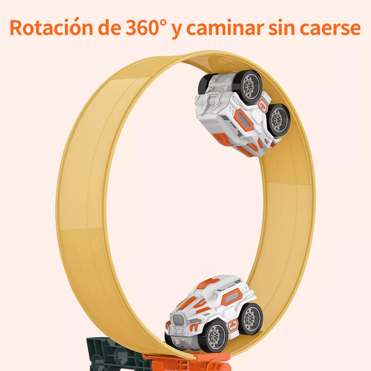 360 Rotate Magnetic Car Track Set