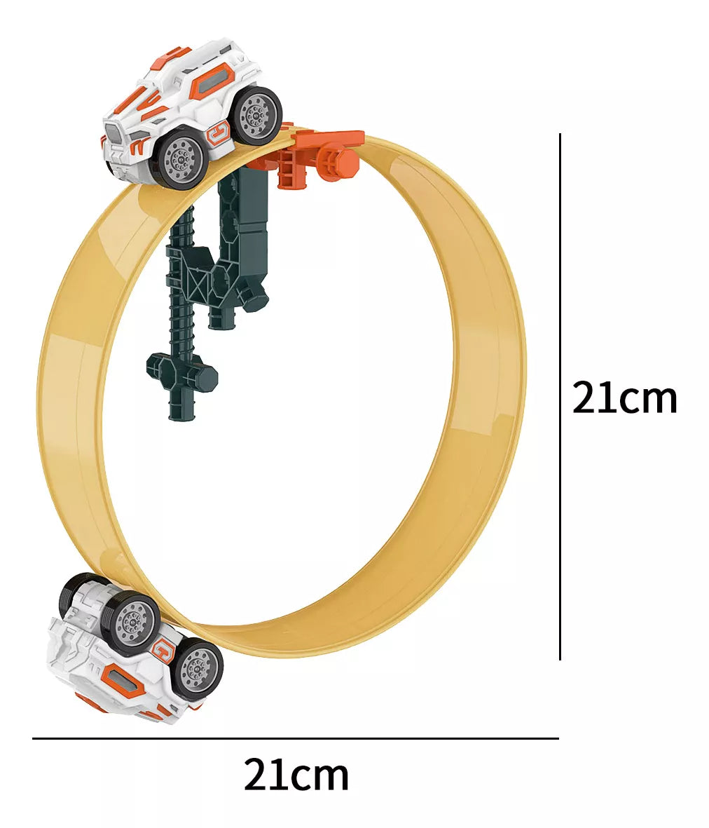 360 Rotate Magnetic Car Track Set