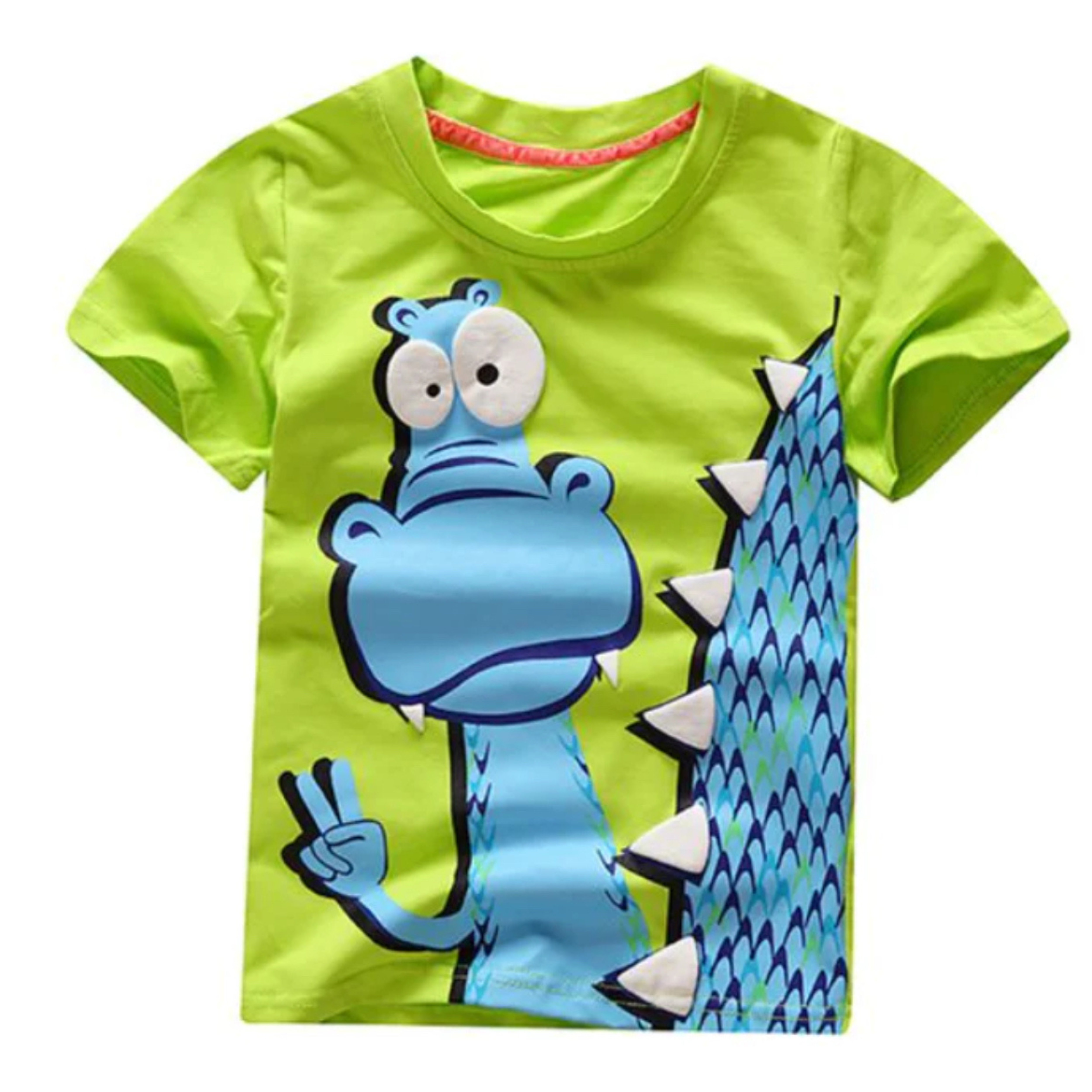 Dino Printed Tee For Boys