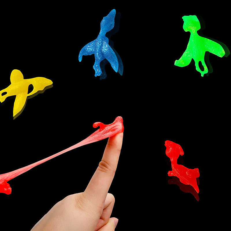 Rubber Dinosaur Slingshot - 3 Pcs