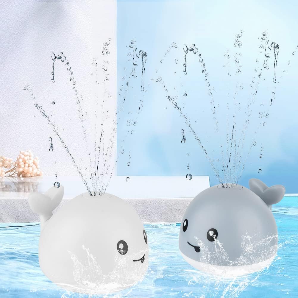 Multifunctional Bath Whale Toy With Light And Sound