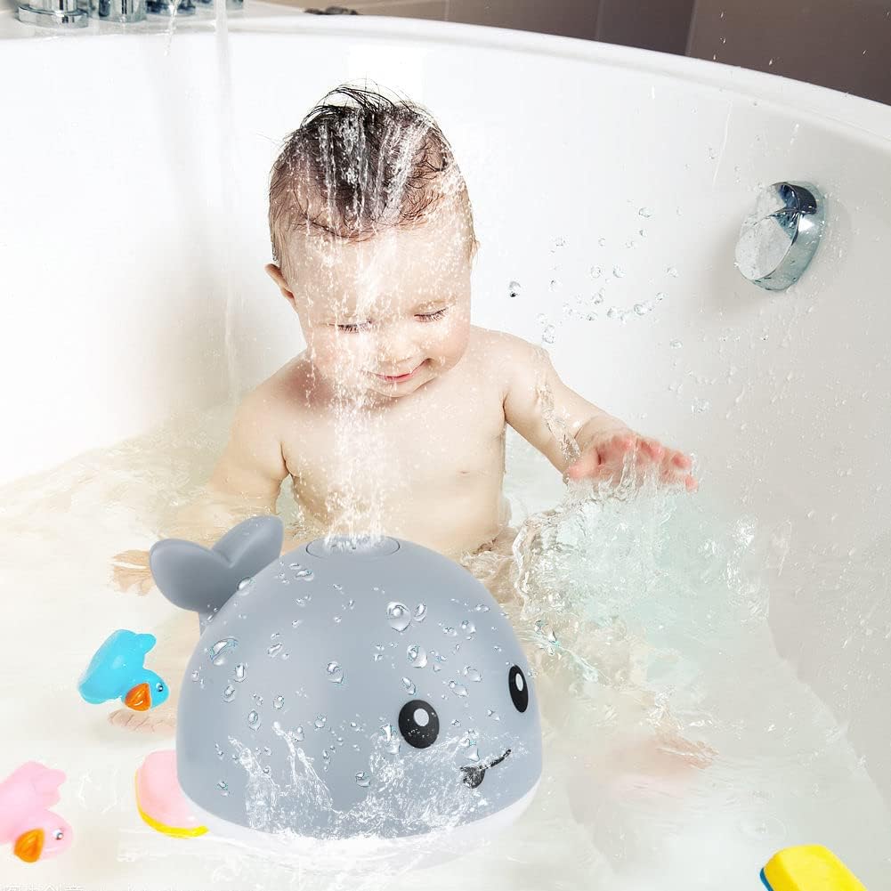 Multifunctional Bath Whale Toy With Light And Sound