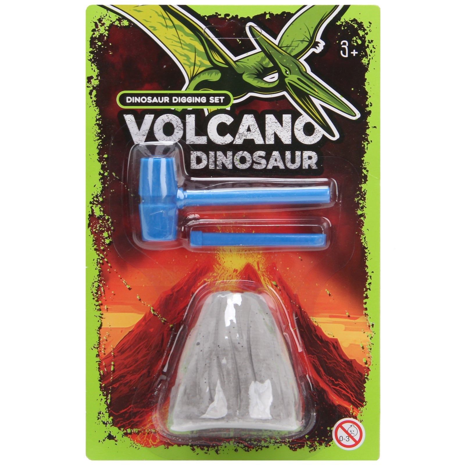 Excavation Paleontologist Dinosaur Volcano Kit